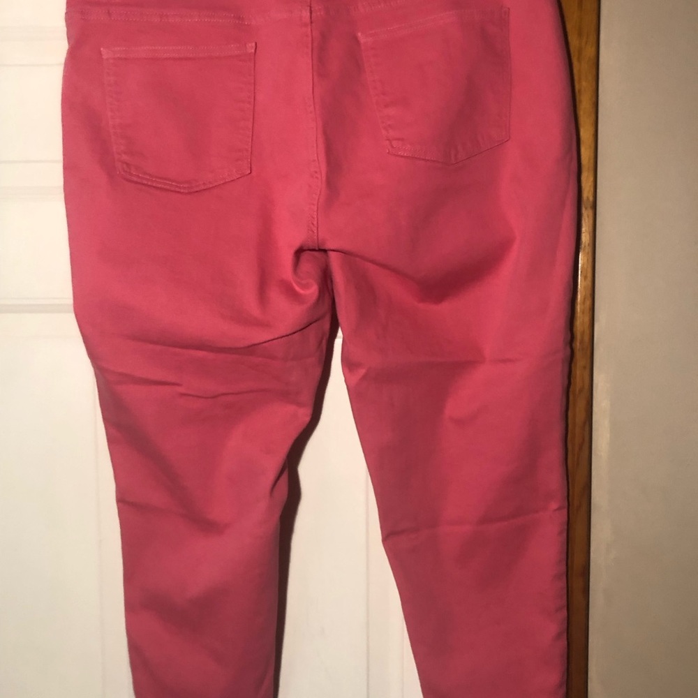 Talbots Coral Pink Simply Flattering Collection Pants - Picture 4 of 7